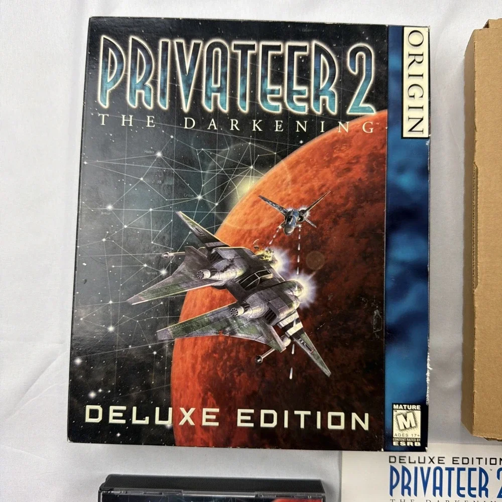 Privateer 2: The Darkening 1996 Big Box Vintage PC CD-ROM (RARE) READ